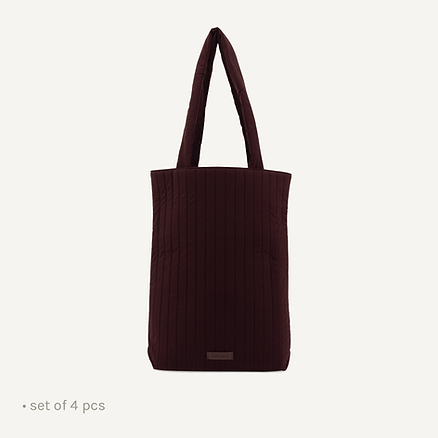 Monk & Anna : totebag - maghony