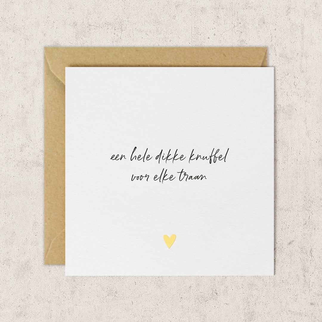 Letters and lines - doosje met 5 kaartjes - troost