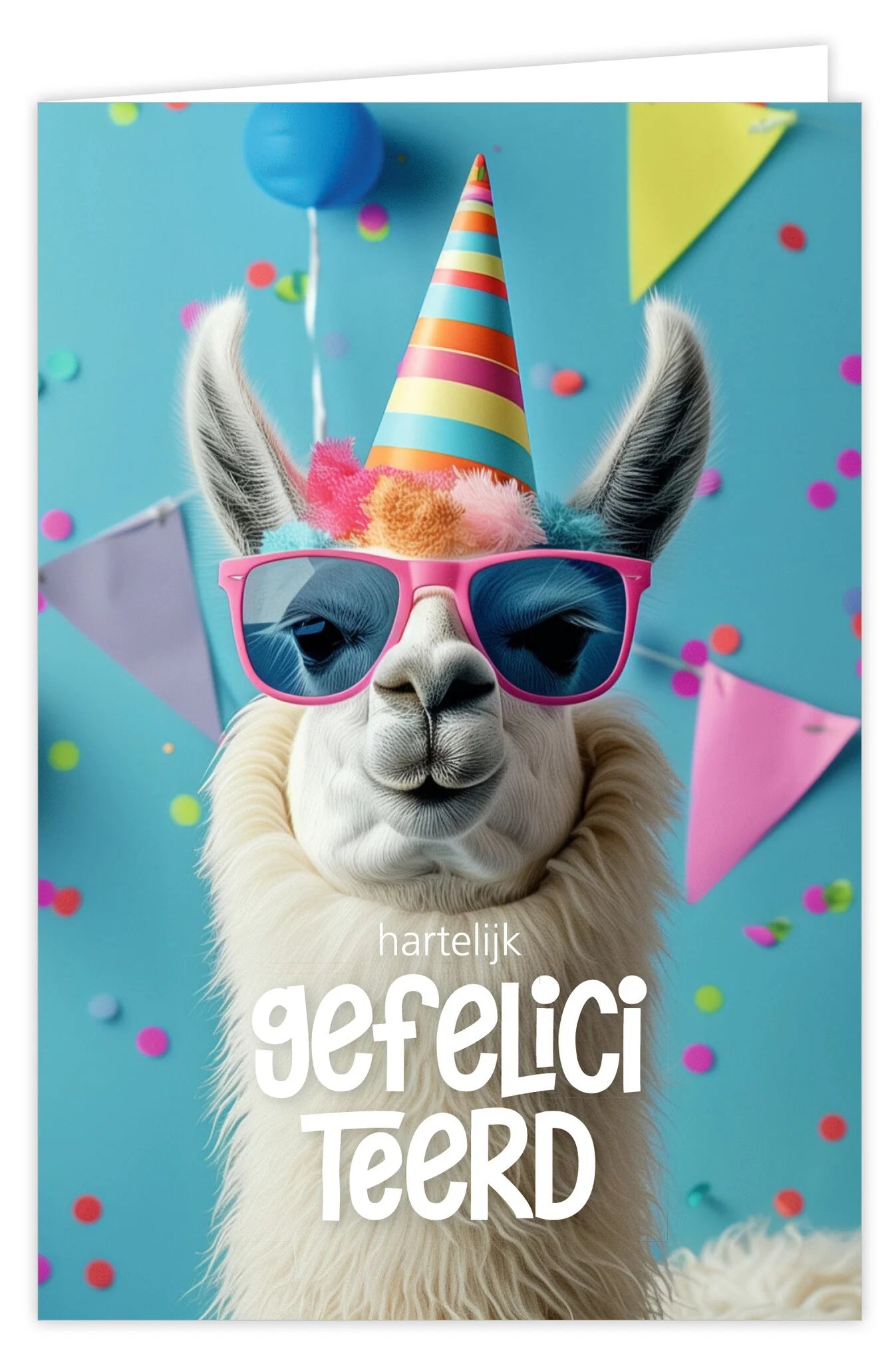 Give-x : wenskaart - hartelijk gefeliciteerd