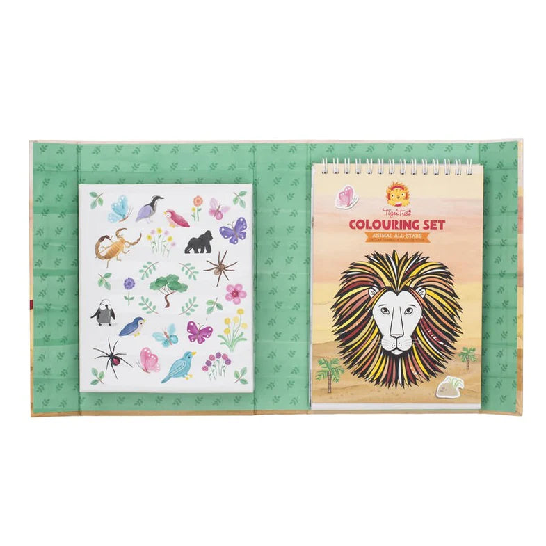 Tiger tribe : colouring set - animal all-stars