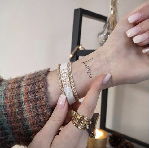Sioou : tijdelijke tattoos - love ( 5stuks)