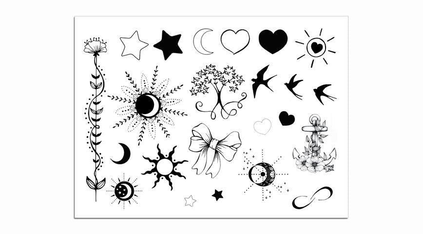Sioou : tijdelijke tattoo mini collection