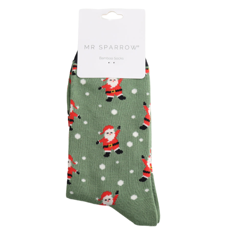 Miss sparrow : bamboo sokken - Jolly Santa