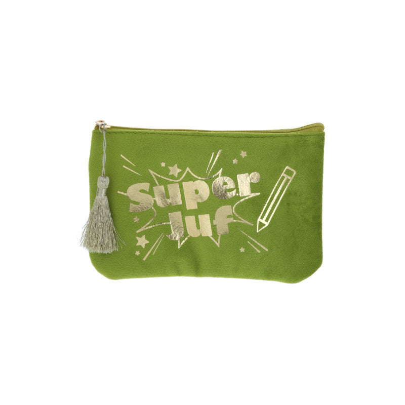 Dodi : portemonnee - makeup tasje - groen