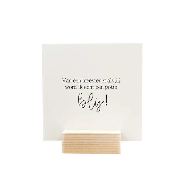 Winkeltjevananne : quote blockie - voor de liefste meester