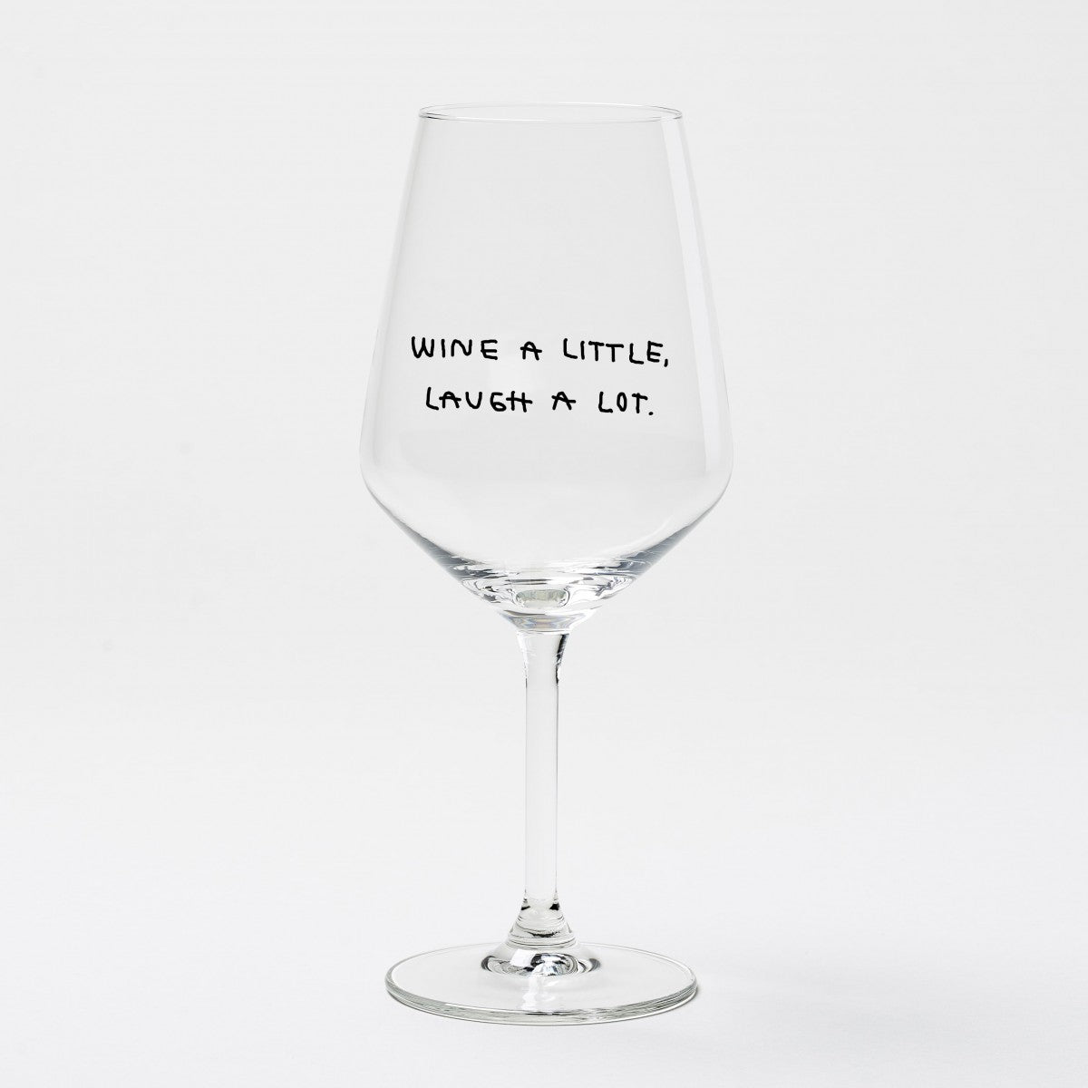 Selekkt : wijnglas - wine a little,laugh a lot