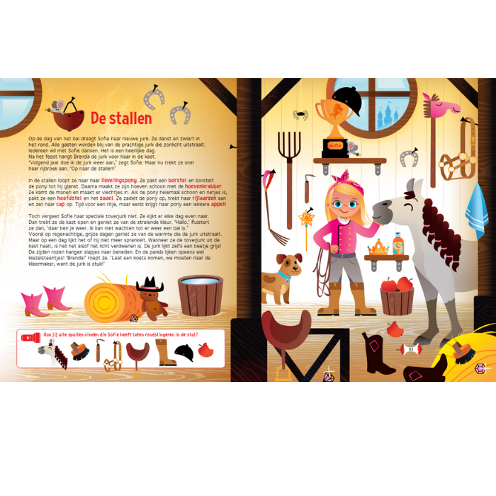 Lantaarn publisher : zoek- en voorleesboek - speuren met prinsessen