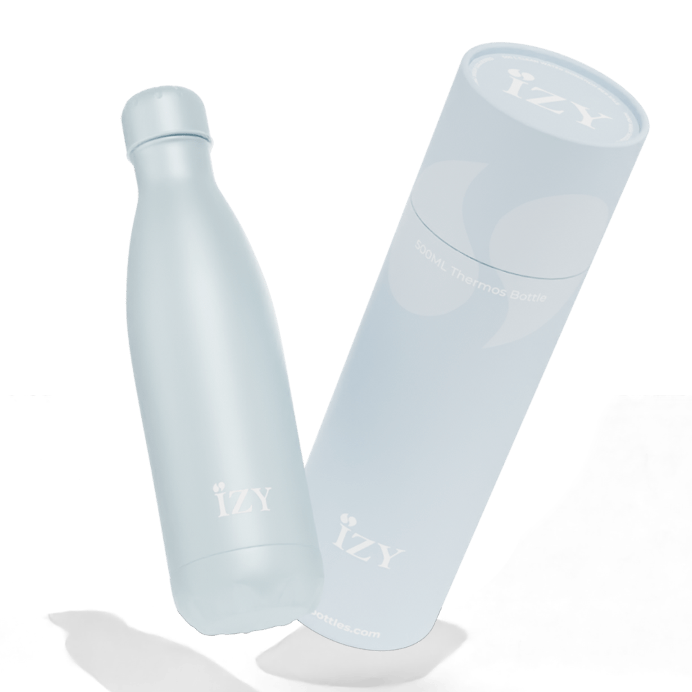 Izy : thermos bottle - light blue