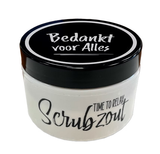 Sillibeads - scrubzout - bedankt voor alles