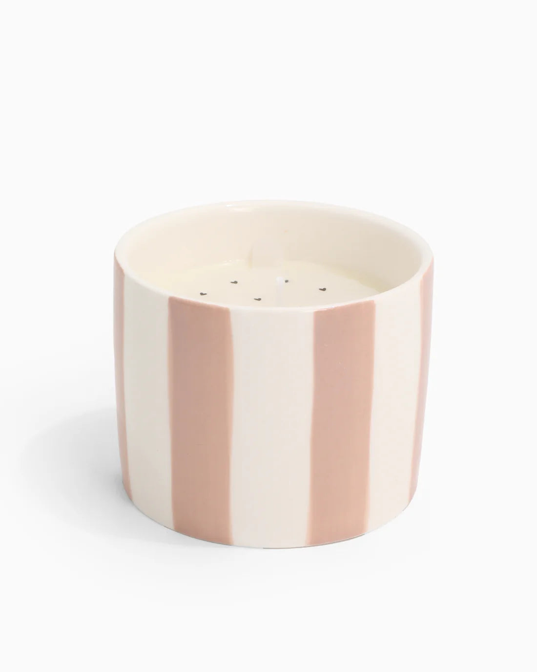 Stationary & gift : geurkaars - beige keramiek