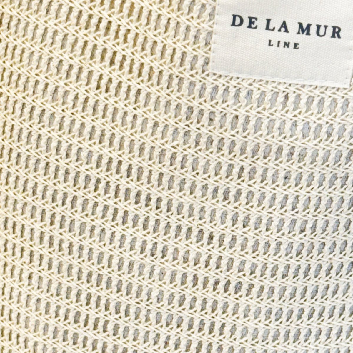 De la mur line : tote bag croché - naturel