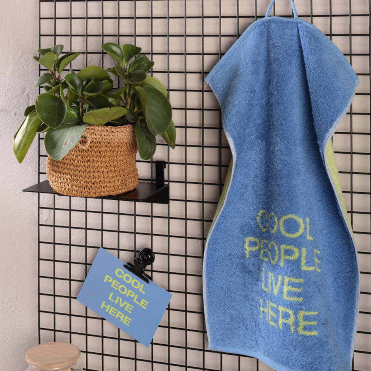 Cawö : badstof  handdoek - cool people live here