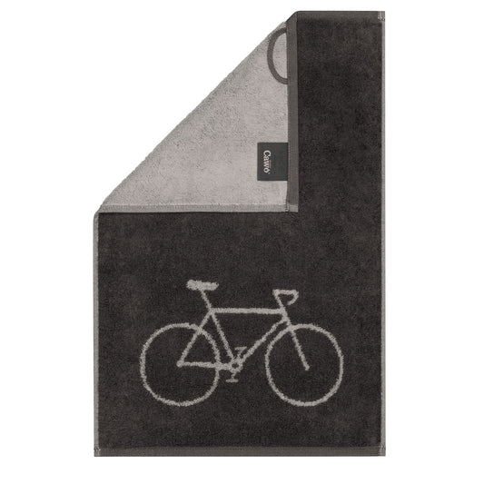 Cawö : handdoek - fiets zwart