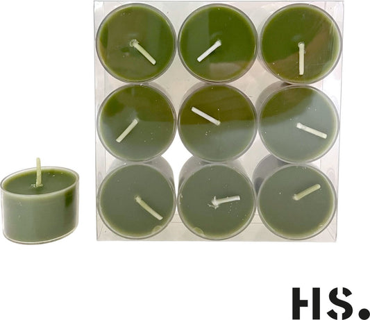 Home society : waxinelichtjes : groen