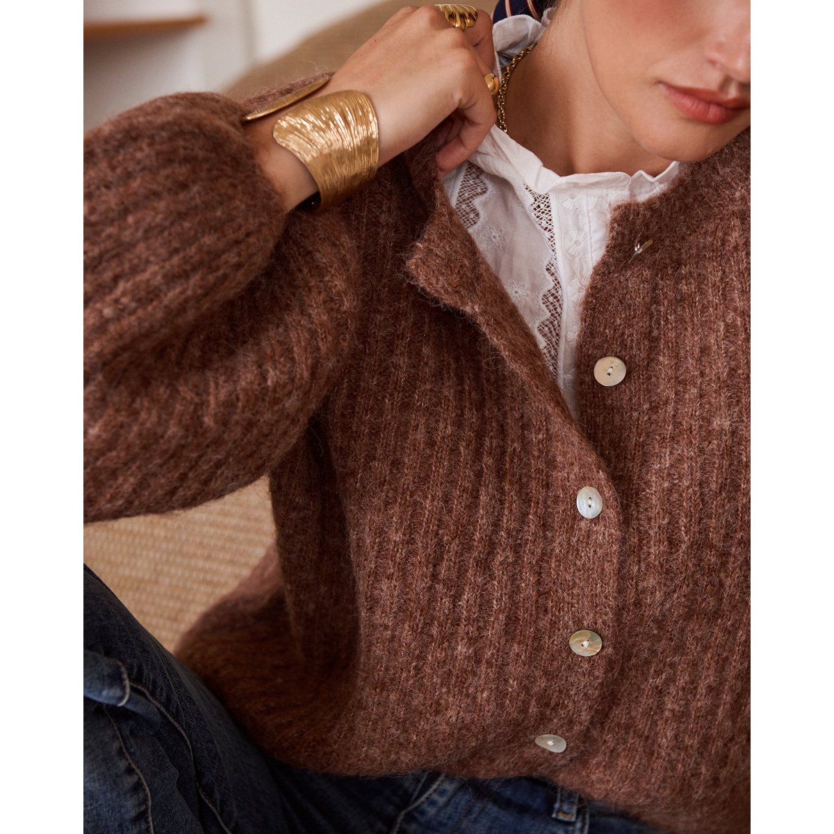 In april 1986 : Mathéo vest - beige