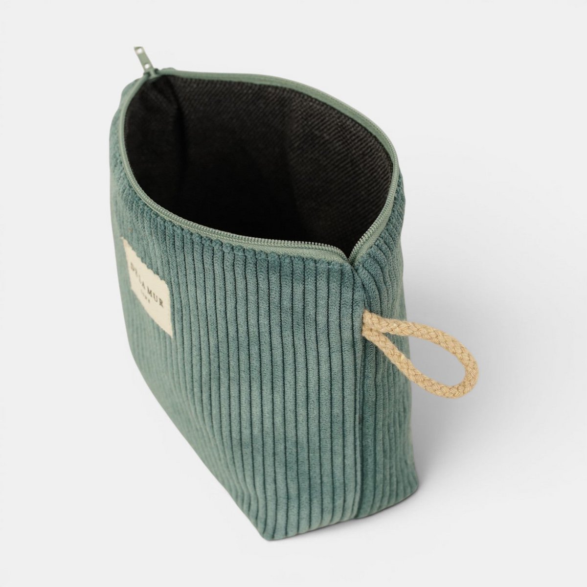 De la mur line : beauty bag klein - jade - jadegroen
