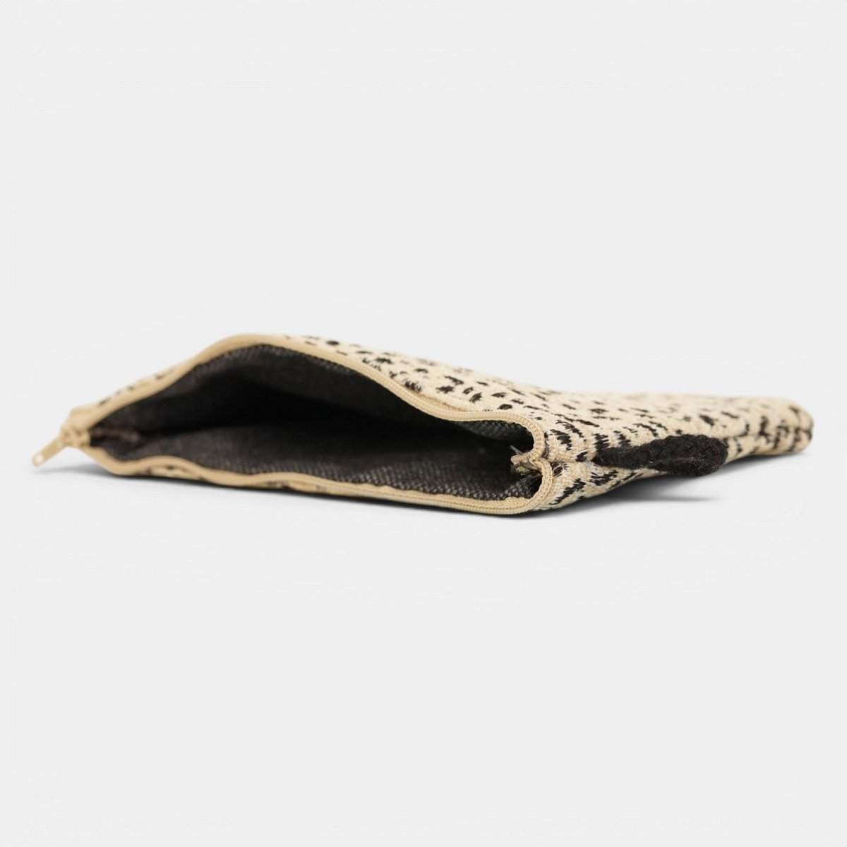 De la mur line : beauty bag mini - koto - luipaardprint met zwarte accenten