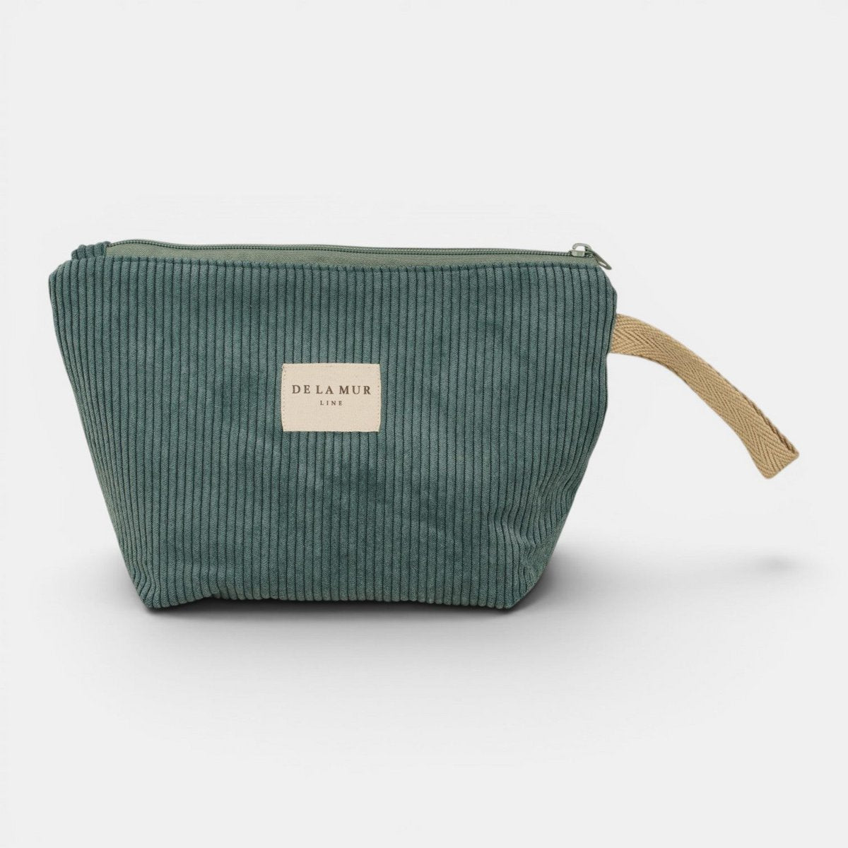 De la mur line :  beauty bag groot - jade - jadegroen