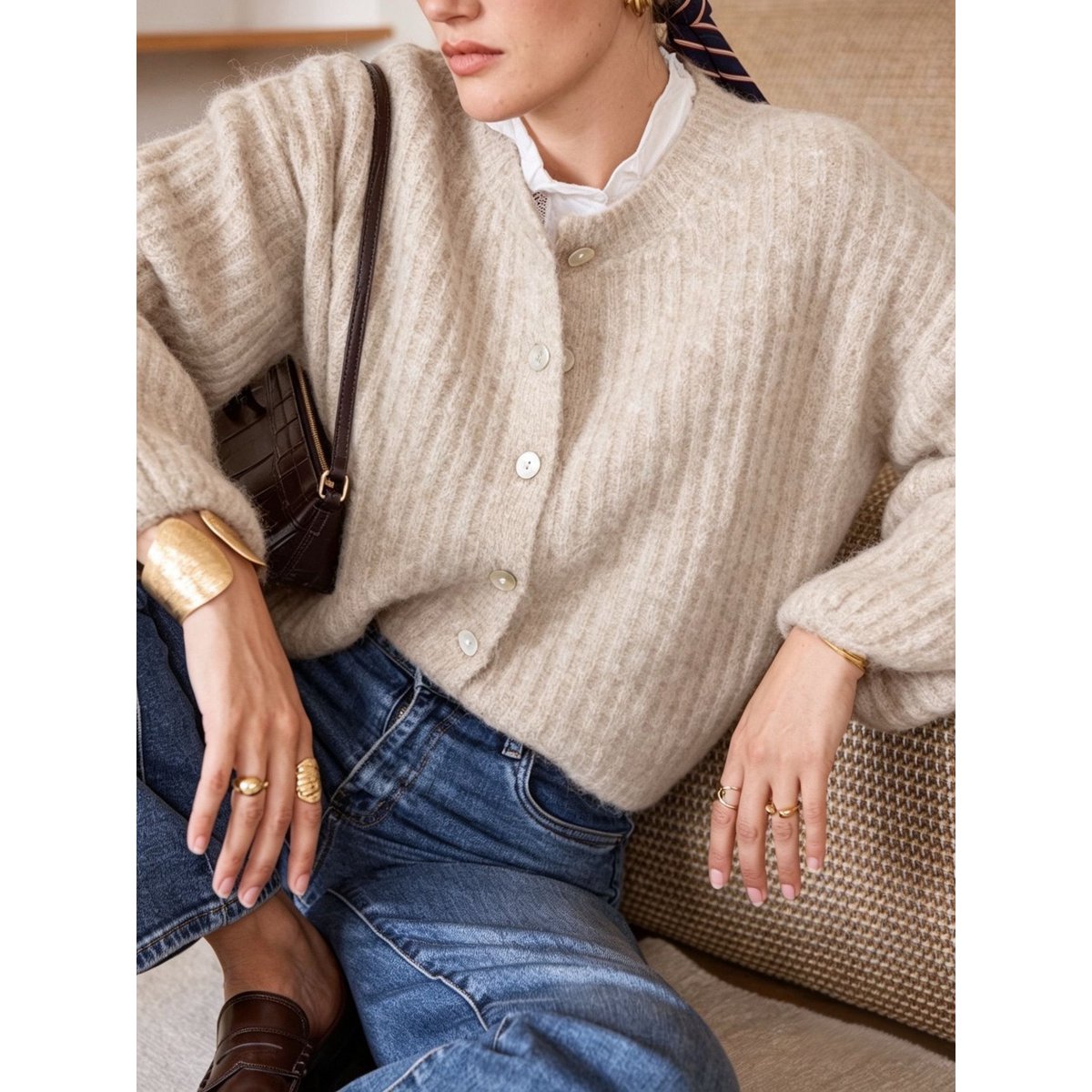 In april 1986 : Mathéo vest - beige