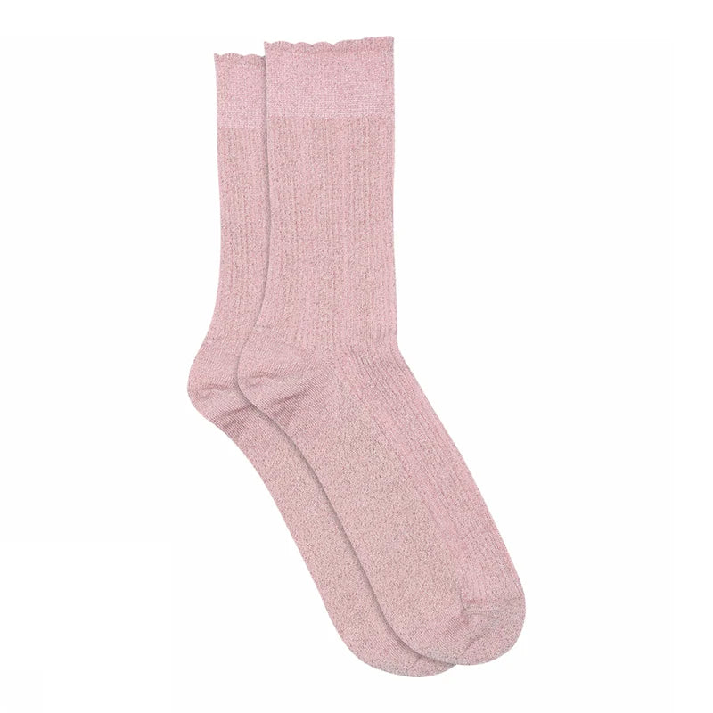 MP woman : Julia glitter socks - pink nectar