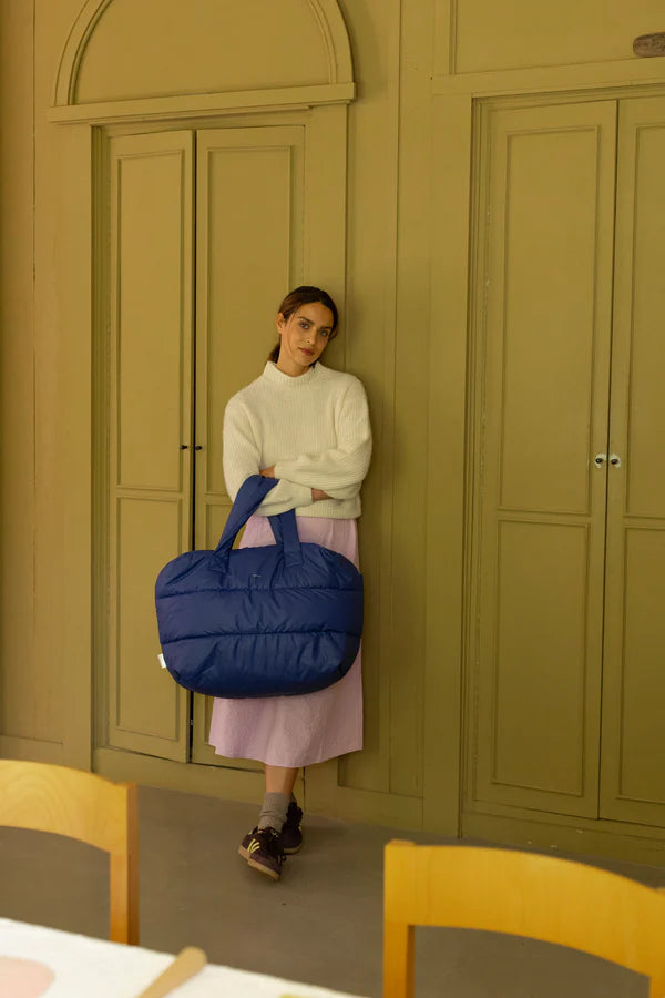 Tinne + Mia : Camill big puffy weekend tas - sodalite