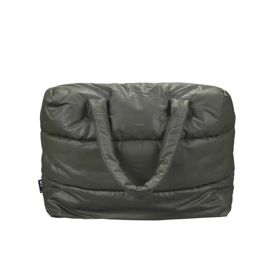 Tinne + Mia : Camill big puffy weekendtas - olive night