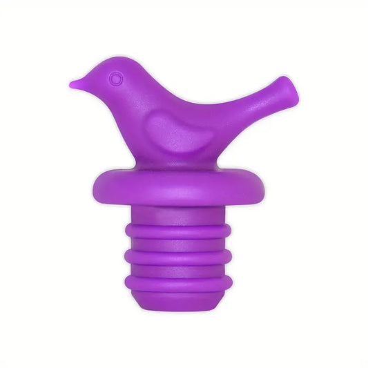 Wijnstop : vogel - paars