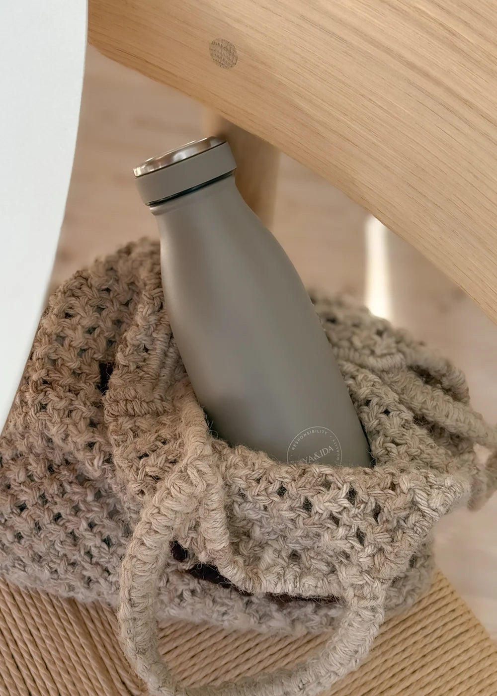 Aya&Ida : drinking bottle 350ml - driftwood