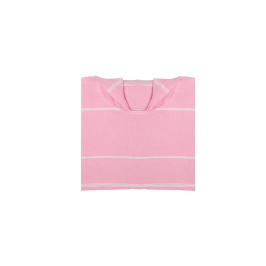 Towel to go : kinderponcho in geschenkdoos - roze