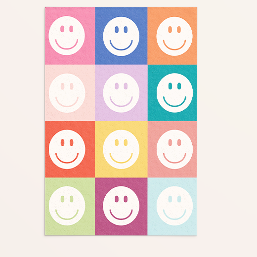 Fritsy : wenskaart zonder tekst - smiley