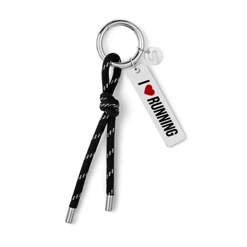 Sailbrace : I love running keychain