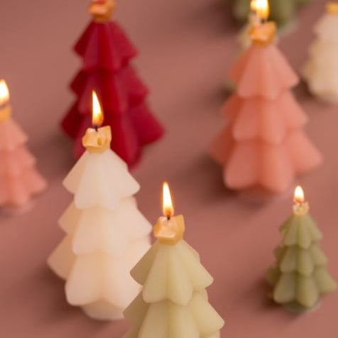 Rustik Lys : kerstboom kaars ster