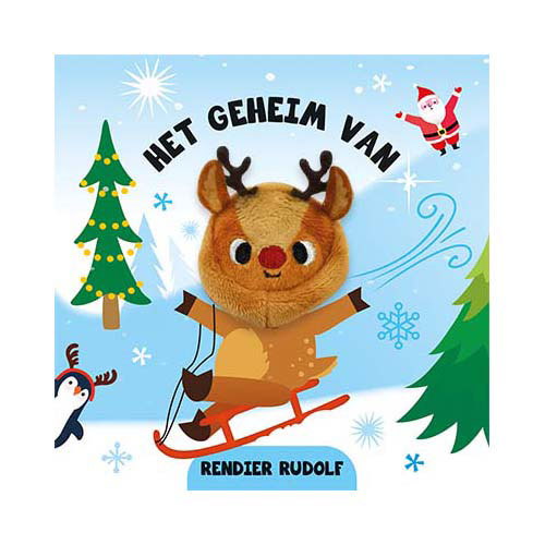 Lantaarn publisher : vingerpopboekje - het geheim van rendier rudolf