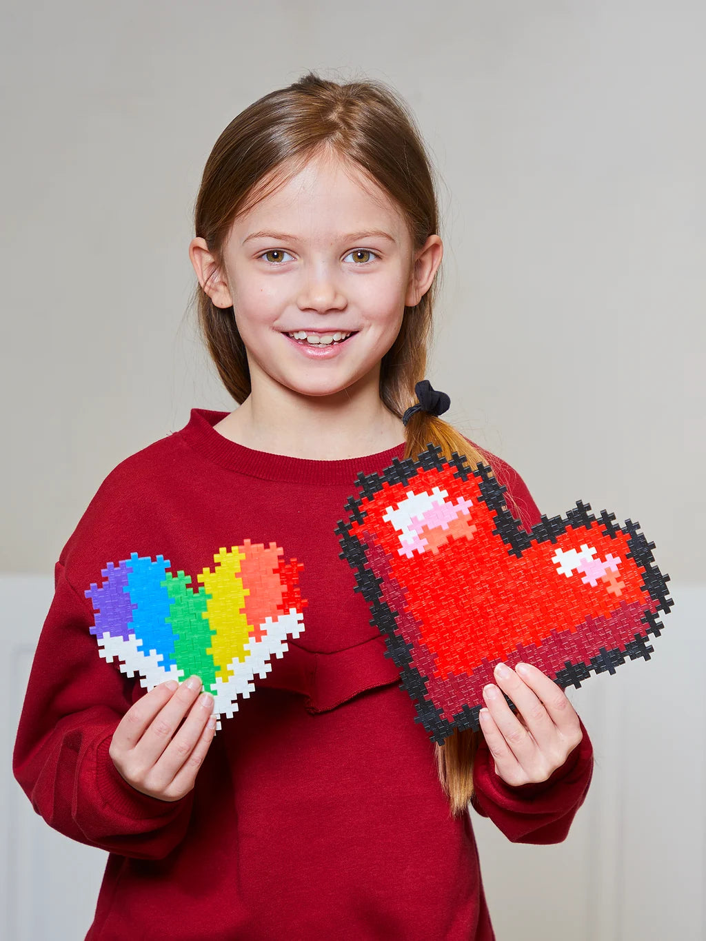 Plus plus : puzzelen op nummer - hart