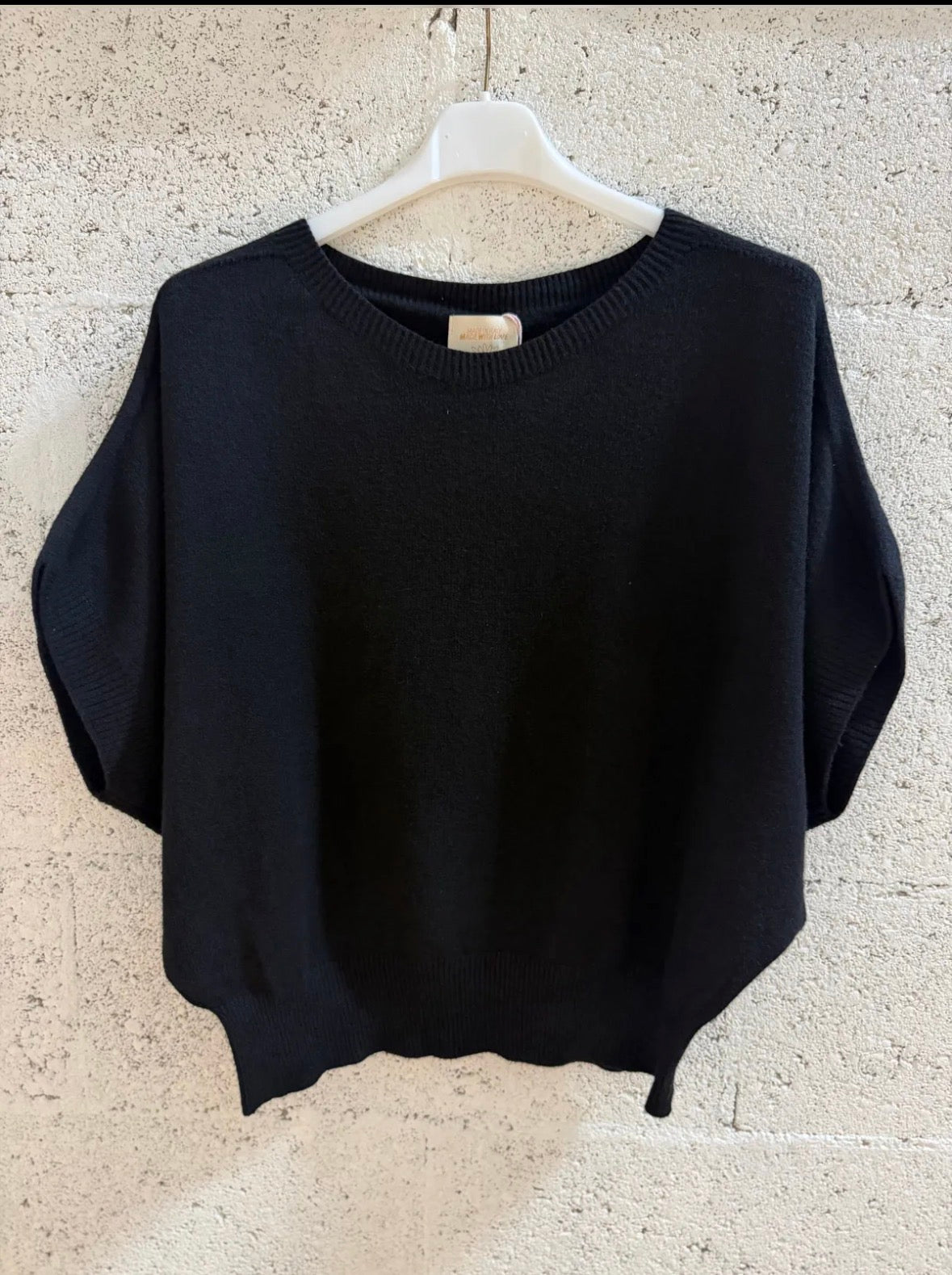 Pull Marine : zwart - TU