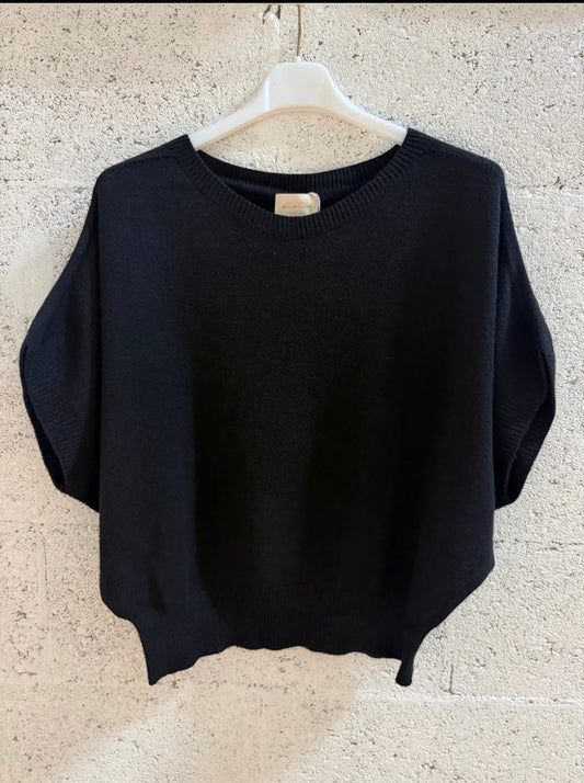 Pull Marine : zwart - TU