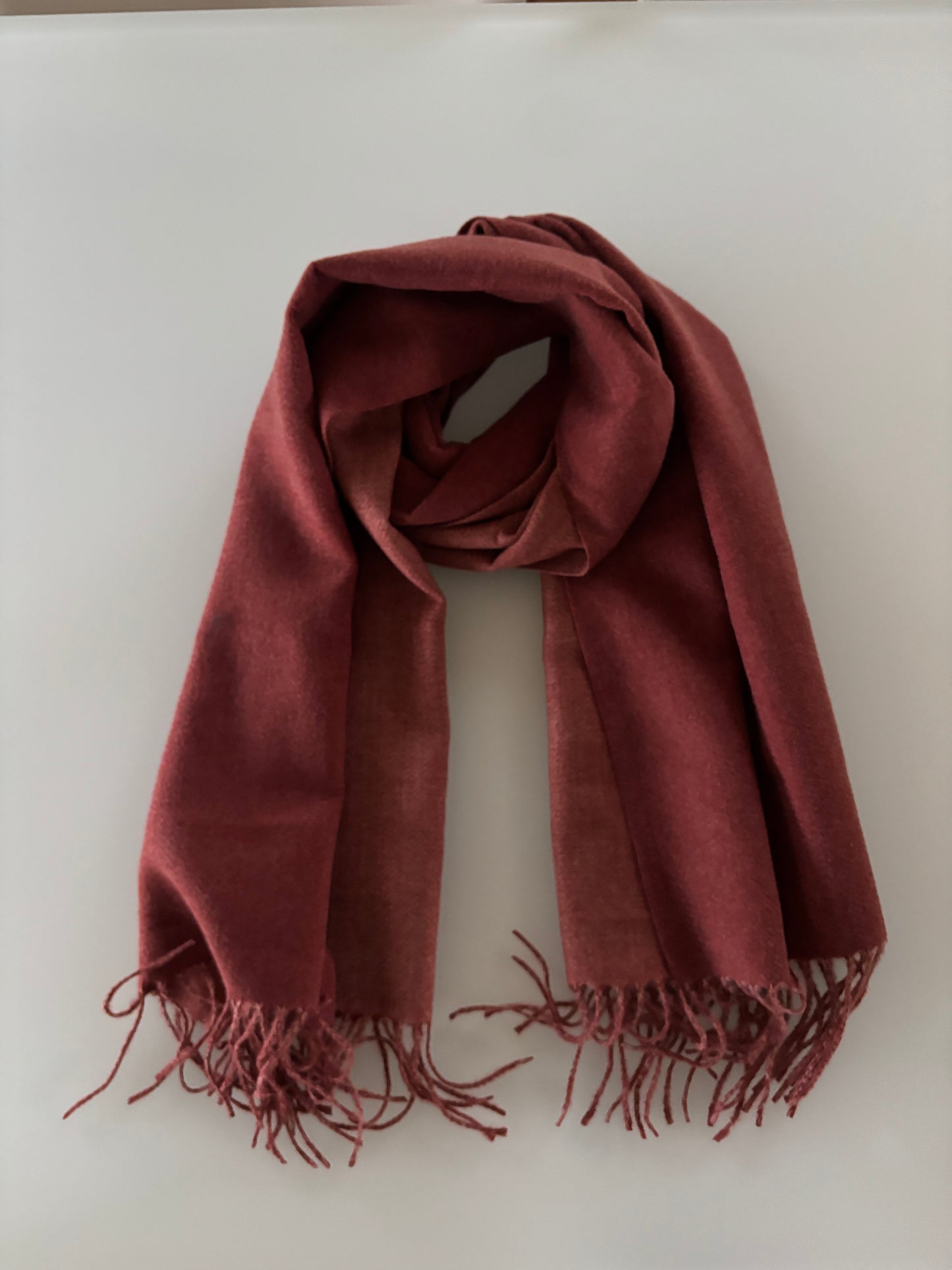 Sjaal : effen - roest