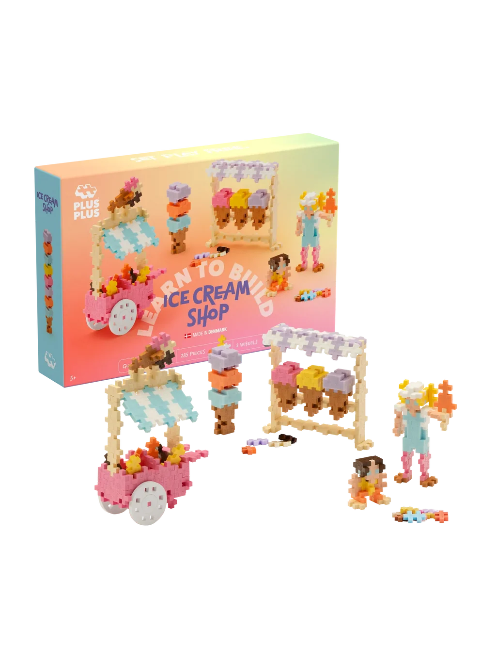 Plus plus : learn to build - ice cream shop