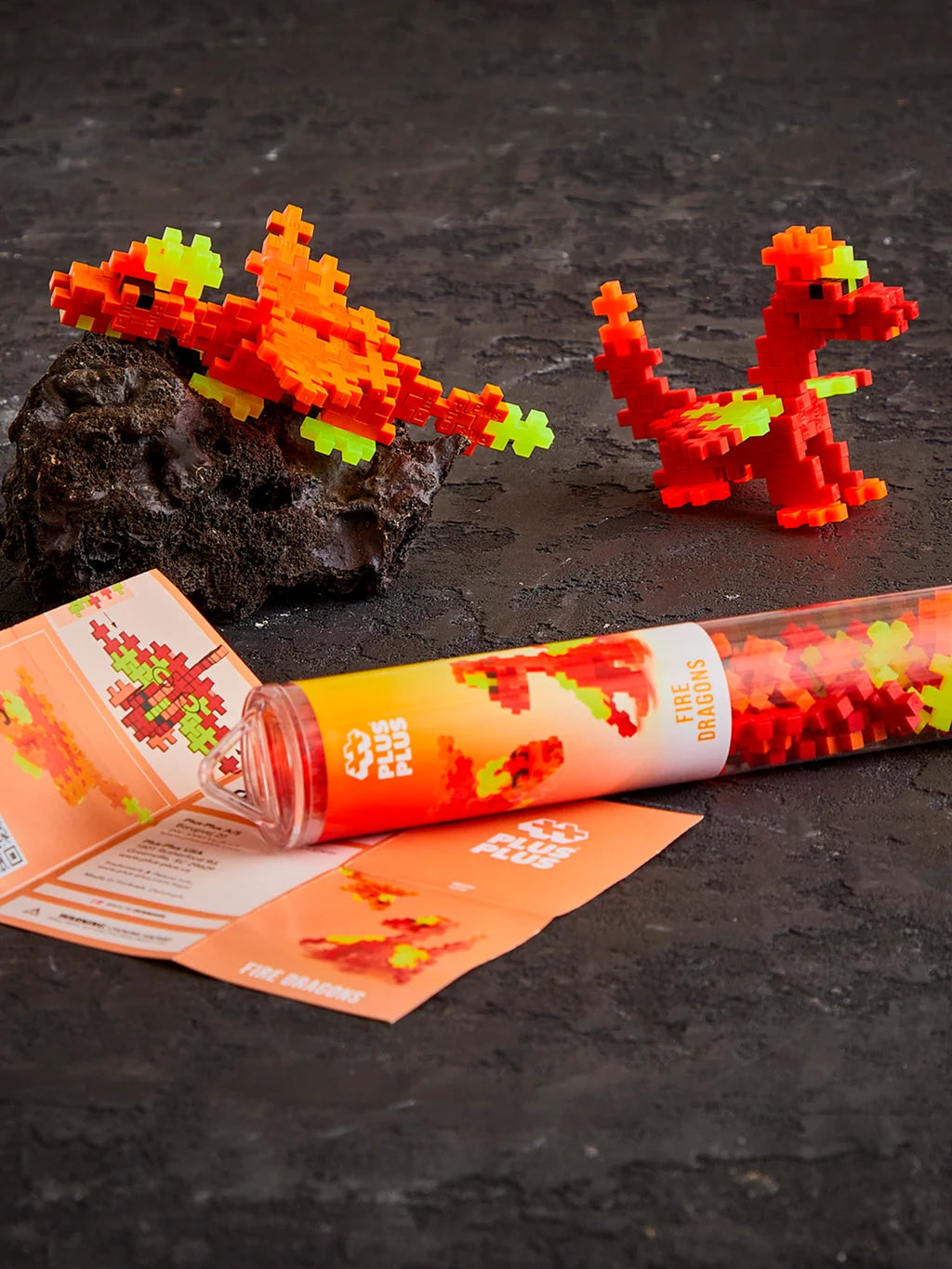 Plus plus : vuur draak