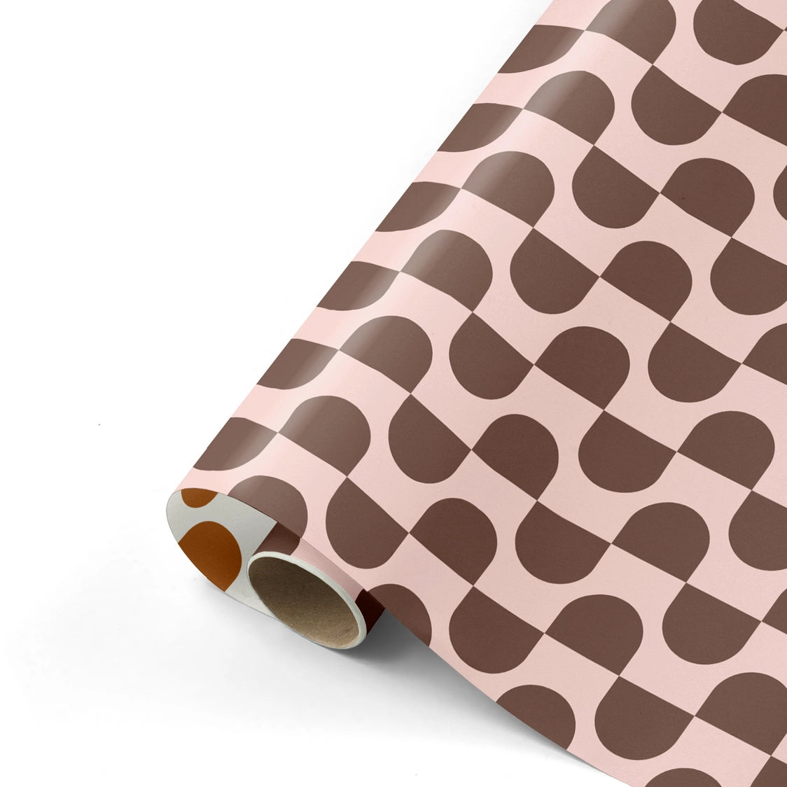 Collectiv warehouse : dubbelzijdig inpakpapier : chuncky curves