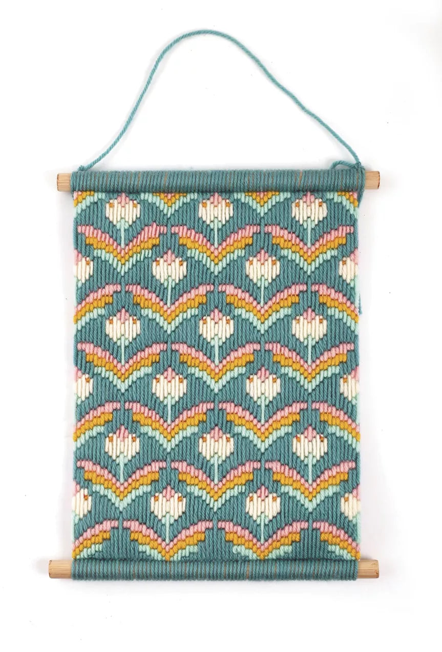 Graine creative : canevas - fleurs tropical