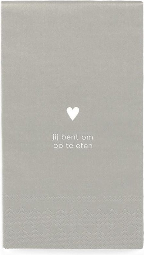 Leeff : servetten - jij bent om op te eten