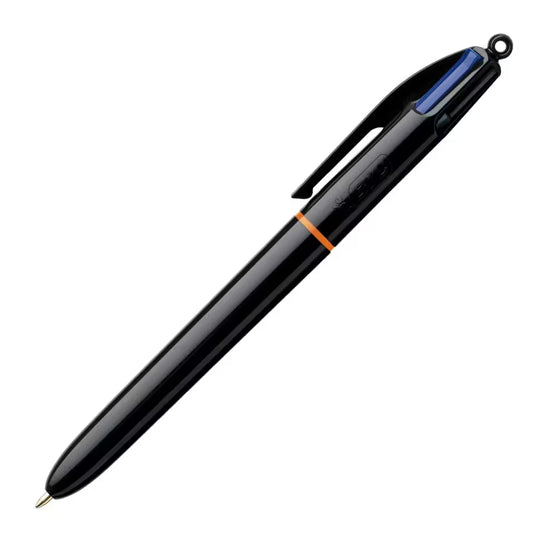 Bic : 4 kleuren balpen - zwart