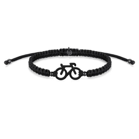 Sailbrace : motivation bracelet black bike - black