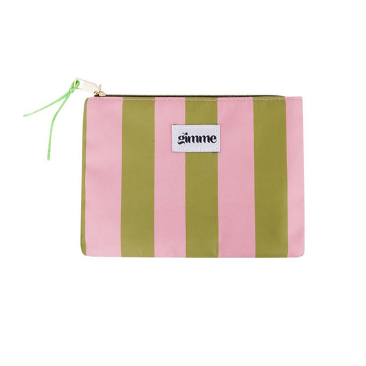 Accessories : make-up tasje - roze/kaki