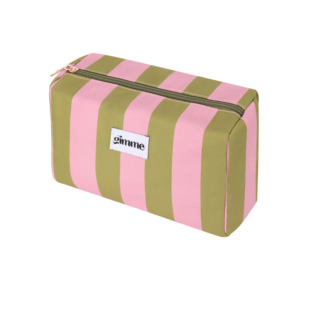 Gimme : toiletzakje gestreept - roze groen