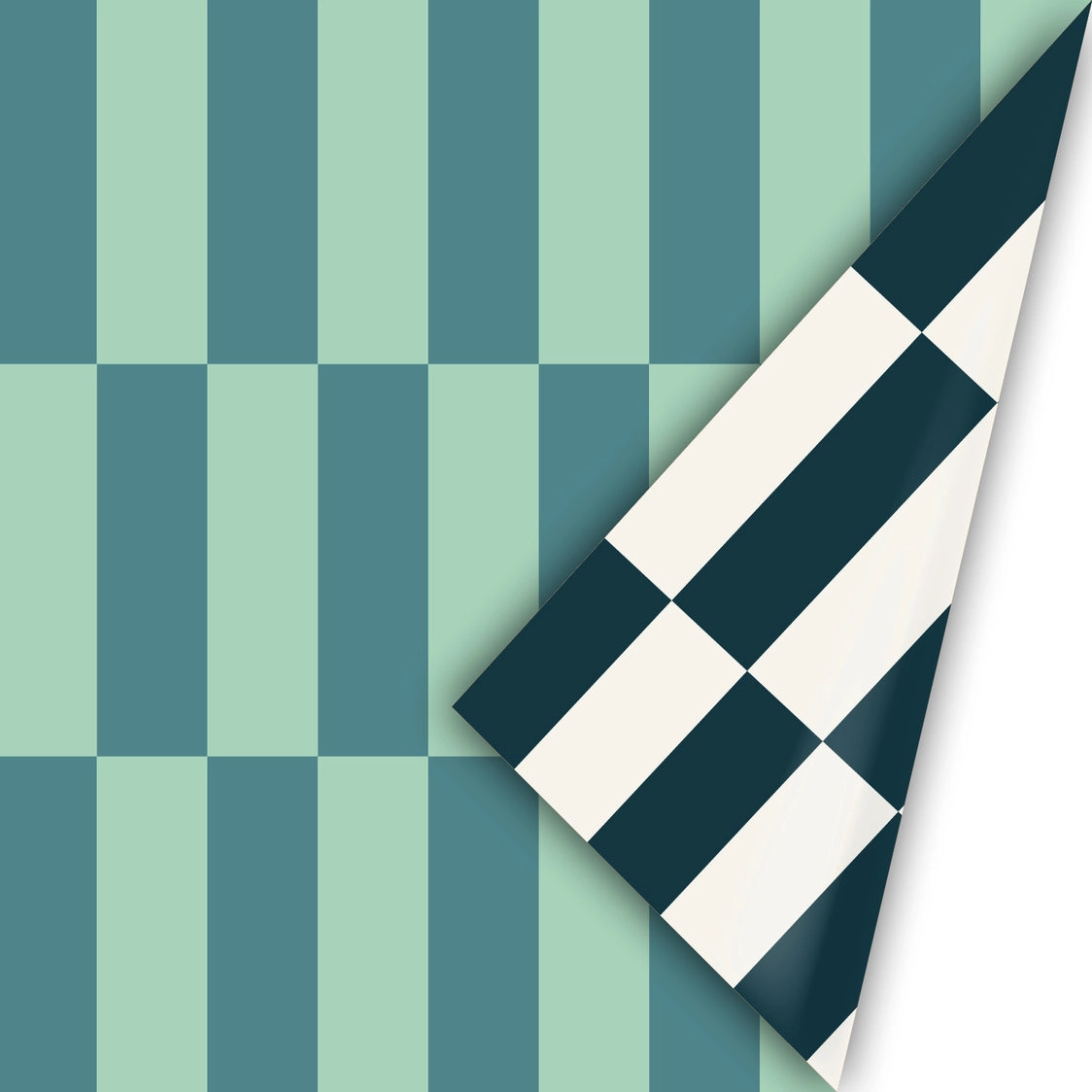 Collectiv warehouse : dubbelzijdig inpakpapier - colorblocking
