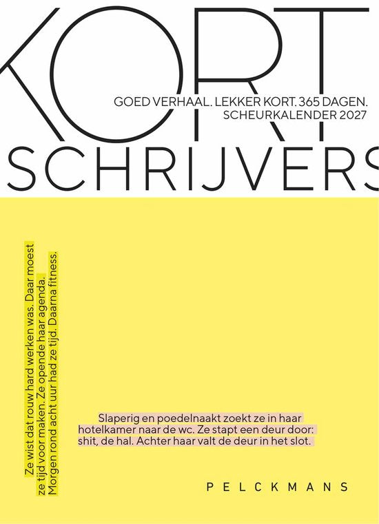 Scheurkalender 2027 - kort schrijvers