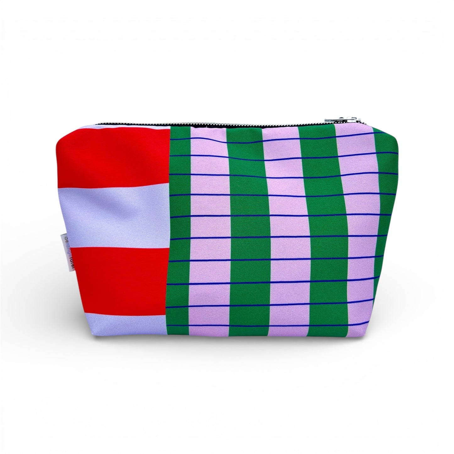 De lange tafel : toilettas - colorfull striped 1