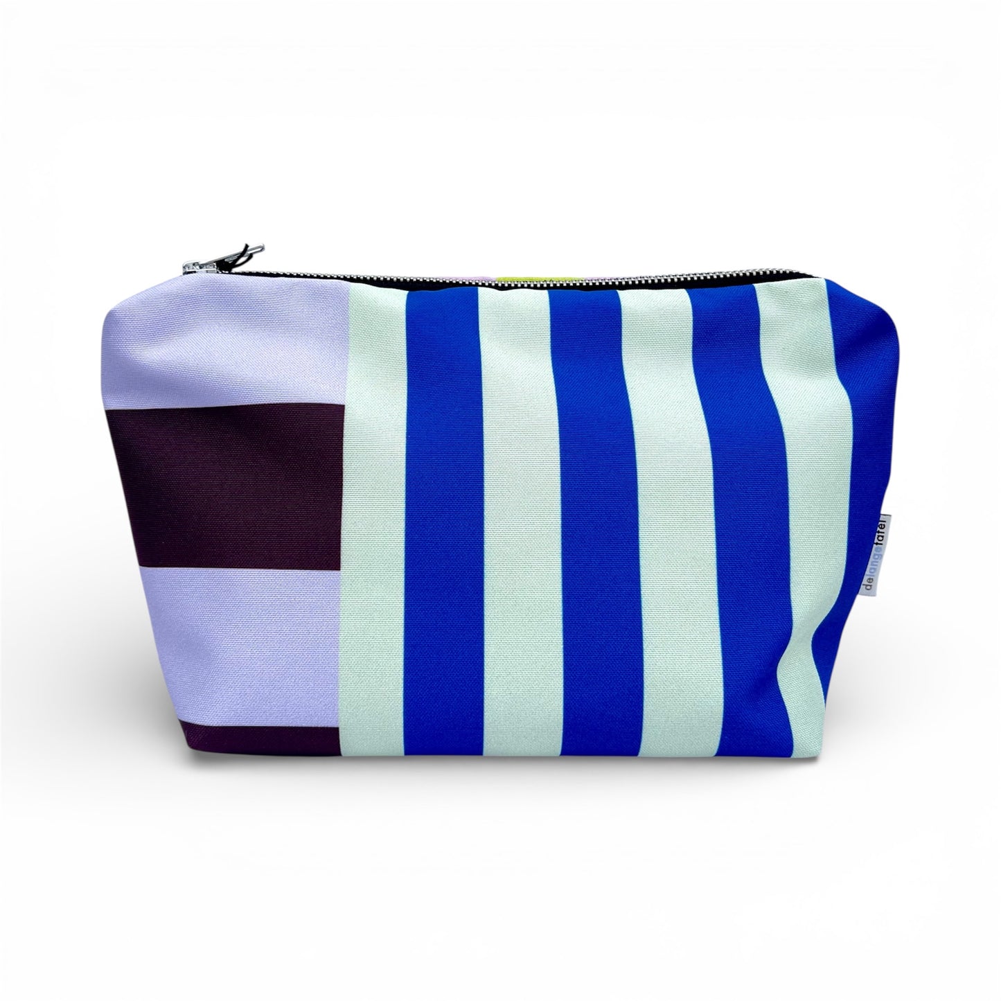 De lange tafel : toilettas - colorful triped 2